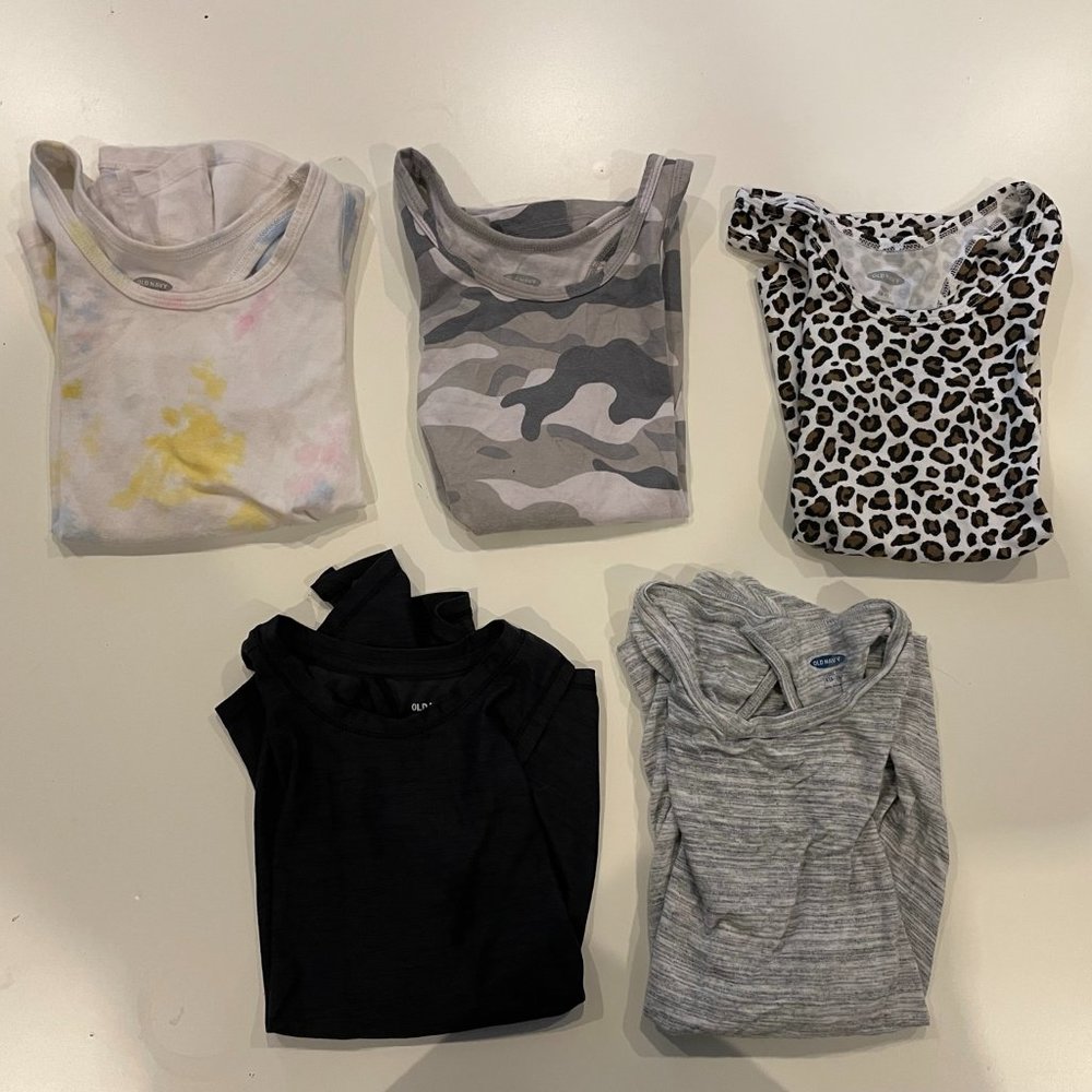 Old Navy Girls Bundle of 5 Tank Tops